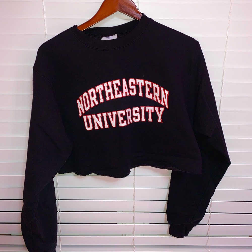 CHAMPION cropped Northeastern University Crew